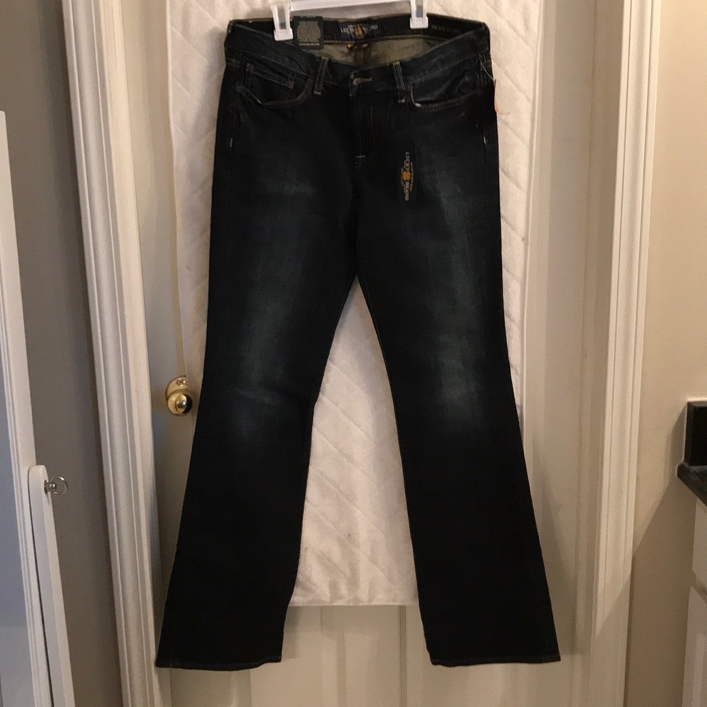 Lucky brand denim jean boot cut mid rise easy fit